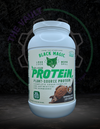 Black Magic Plant-Source 100% Vegan Protein - Keto, Low Sugar, Dairy Free Protein - Pre/Post Workout - Chocolate Ice Cream - 20g Protein - 2 LB