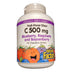 Natural Factors Vitamin C 500 mg Front View BlueBerry, Raspberry, and Boysenberry