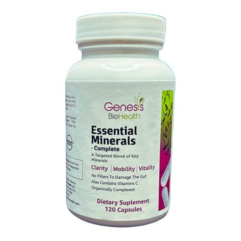 GENESIS BIOHEALTH - ESSENTIAL MINERALS - COMPLETE (120 CAPSULES) - The Vault