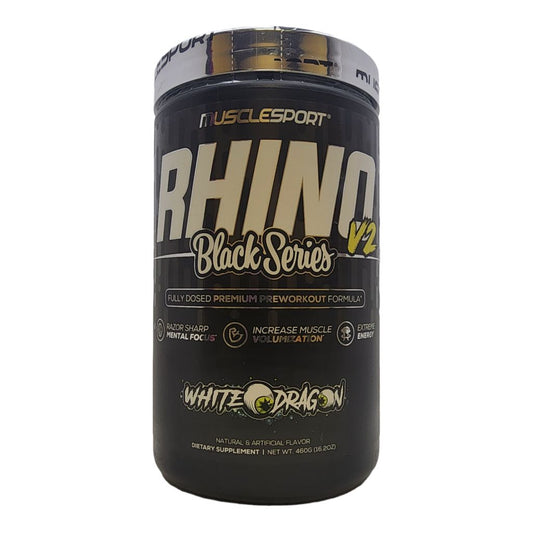MUSCLE SPORT - RHINO - BLACK SERIES - PRE WORKOUT - The Vault