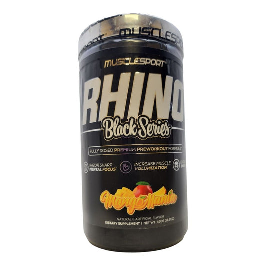 MUSCLE SPORT - RHINO - BLACK SERIES - PRE WORKOUT - The Vault