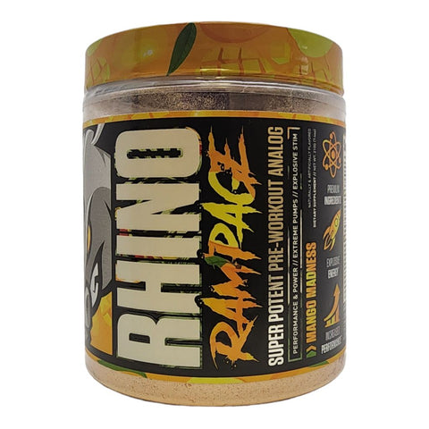 MUSCLE SPORT - RHINO RAMPAGE - PRE WORKOUT - The Vault