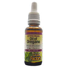 NATURAL FACTORS - CERTIFIED ORGANIC - OIL OF OREGANO - The Vault