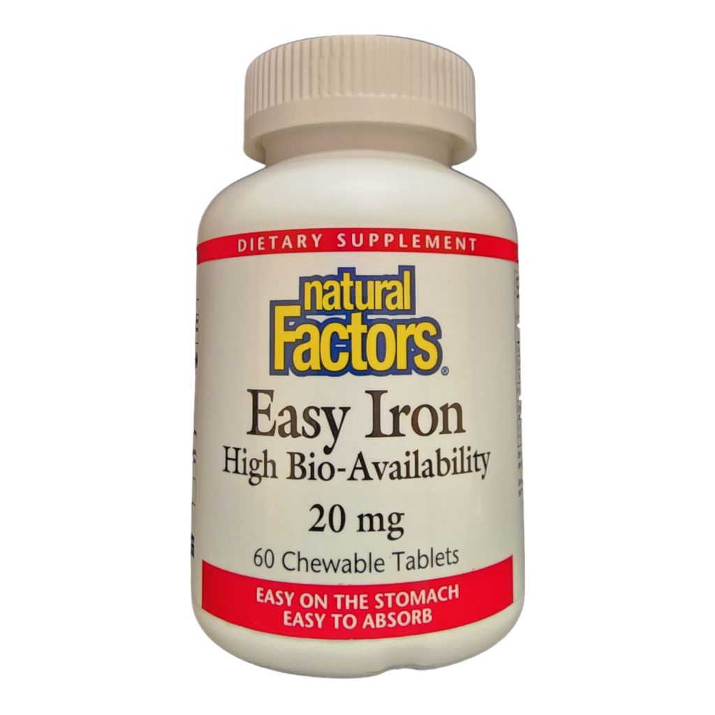 NATURAL FACTORS - EASY IRON CHEWABLE - The Vault