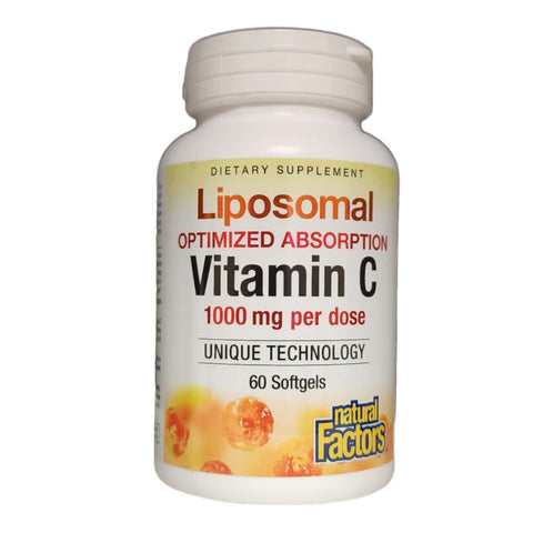 NATURAL FACTORS - LIPOSOMAL VITAMIN C - 1000MG - The Vault