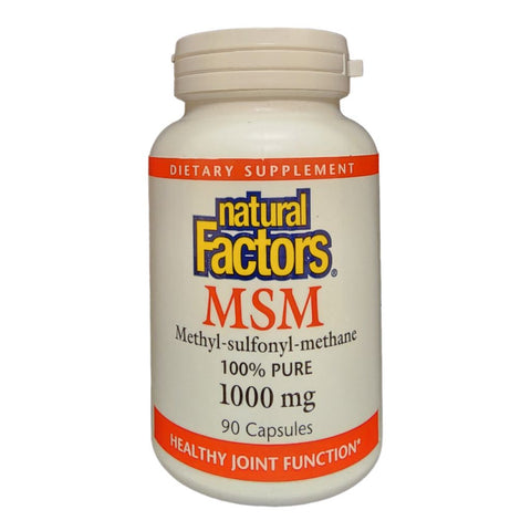 NATURAL FACTORS - MSM 1000 mg CAPSULES - The Vault