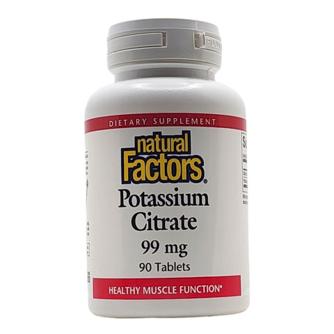 Natural Factors Potassium Citrate 99mg - The Vault