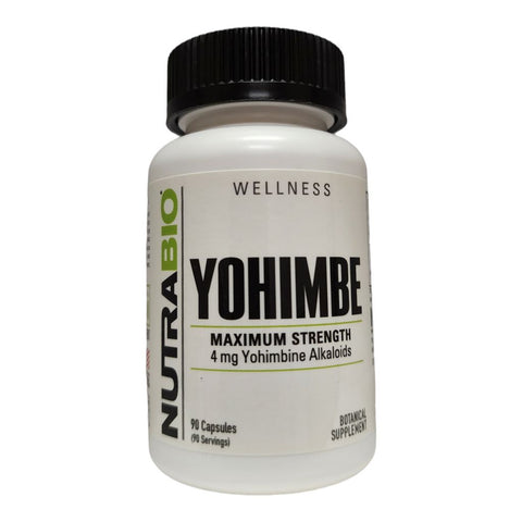 NUTRABIO - YOHIMBE 4MG - The Vault