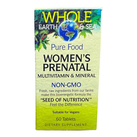 WHOLE EARTH & SEA - WOMEN'S PRENETAL MULTIVITAMIN - The Vault