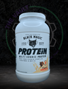 Black Magic Multi-Source Casein Protein Powder - Whey, Egg Albumin Enzymes, Micellar Casein & MCTs - Muscle Mass Gaining - Bodybuilding - Original Horchata Flavor - 2 LB w Worldwide Nutrition Keychain