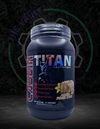 Titan Casein- 100% Micellar Casein Protein Powder with Added BCAA and Digestive Enzymes for Nighttime Muscle Recovery (Angel Food Cake)