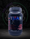 Titan Whey Protein Powder - Premium, Fast-Absorbing Whey with 23g of Protein, BCAAs, & Digestive Enzymes Per Serving - Supports Lean Muscle Mass & Optimal Digestion - 2 Pounds, STRAWBERRY SORBET